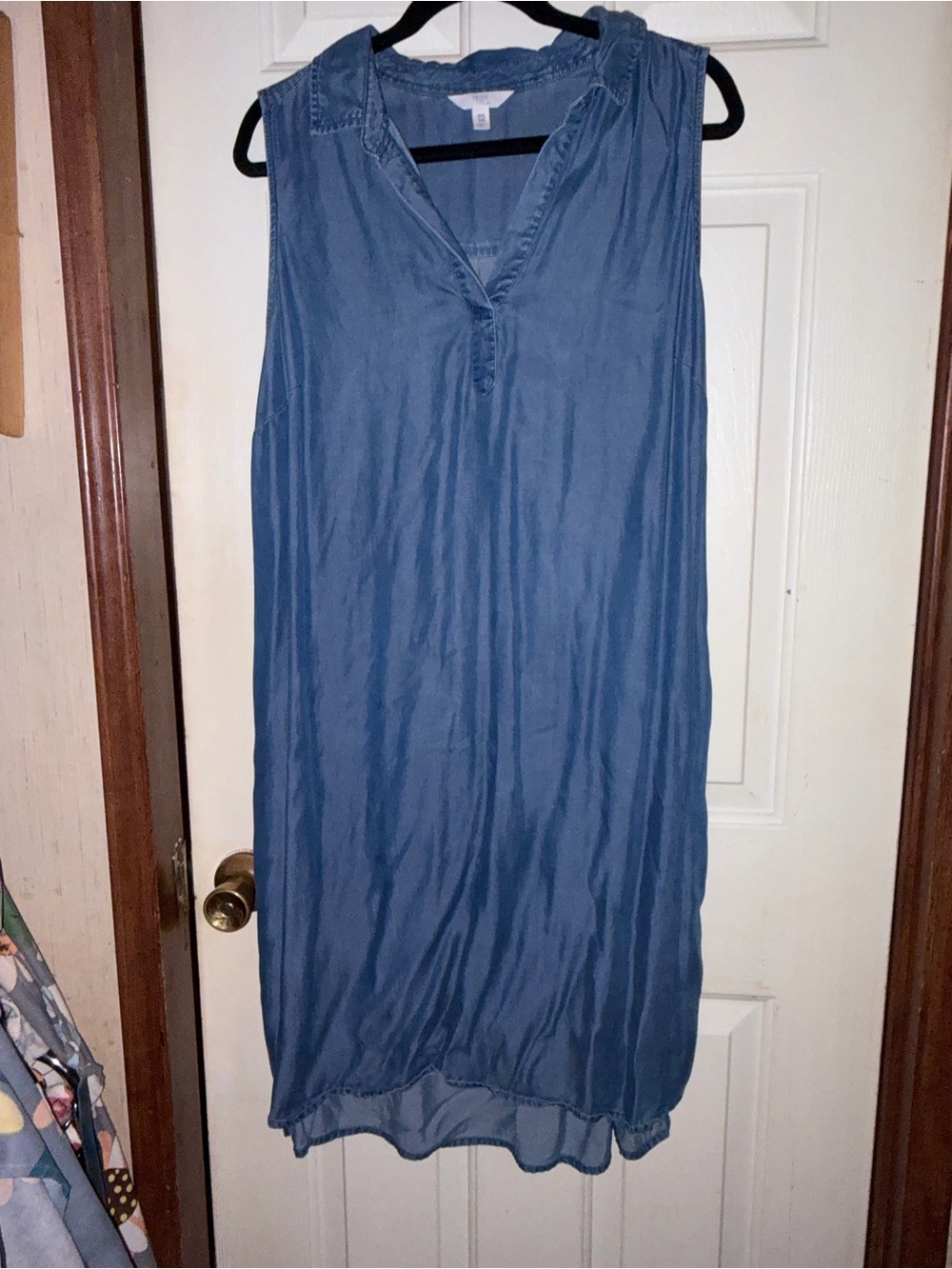 Time and Tru Sleeveless Slate Blue Slip Dress
